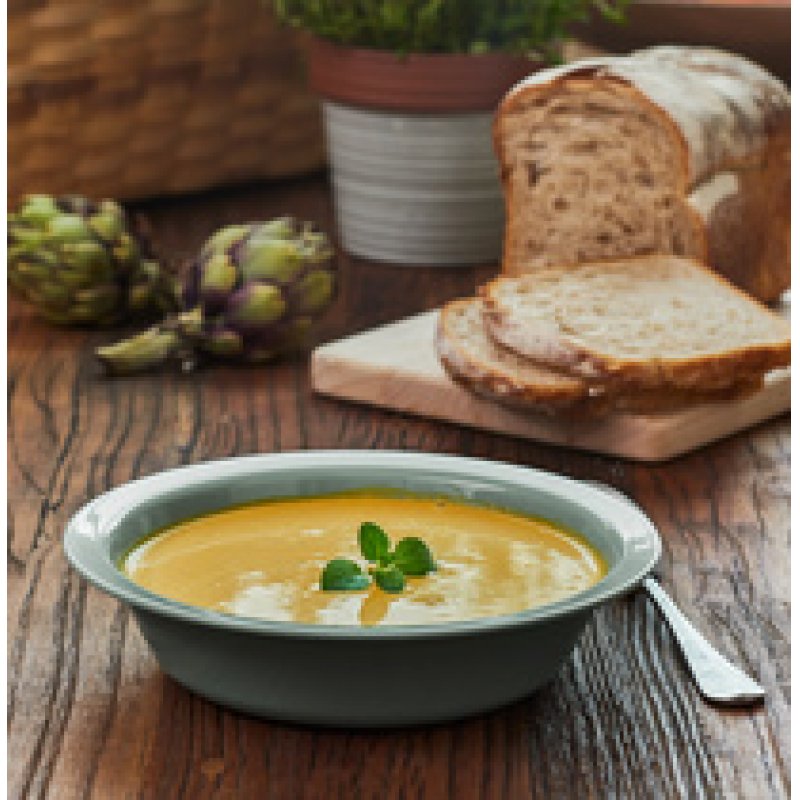 GastroMax Assiette creuse BIO, diamètre: 220 mm, vert sauge