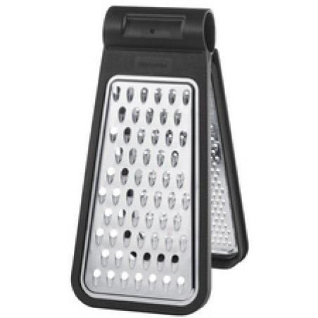 GastroMax Râpe pliante, 2 faces, acier inoxydable / noir