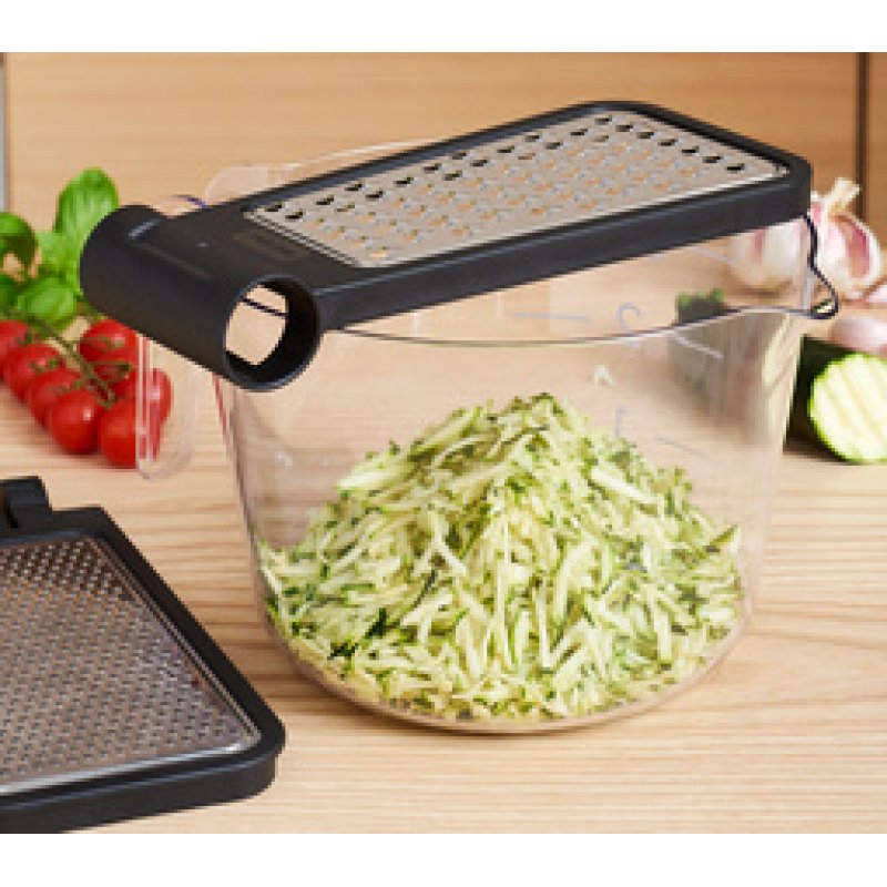 GastroMax Râpe pliante, 2 faces, acier inoxydable / noir