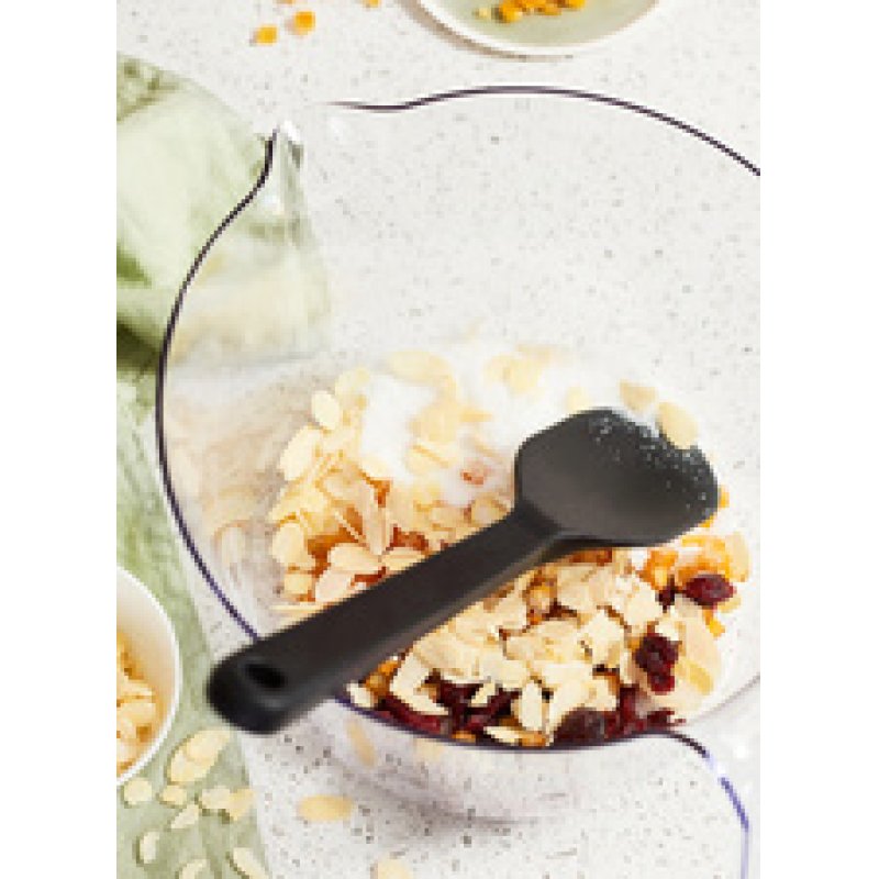 Gastro Max Cuillère en silicone, (L)60 mm, noir