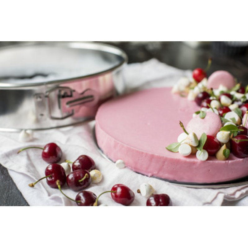 GastroMax Moule à manqué, en fer blanc, 270 mm, argent