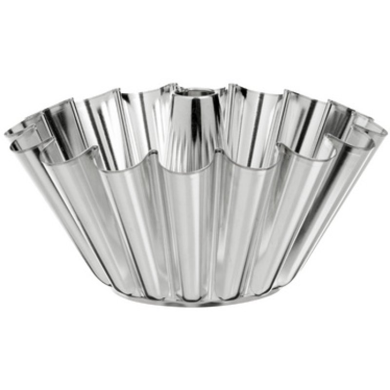 GastroMax Moule à kougelhopf, en fer blanc, 1,5 L, argent