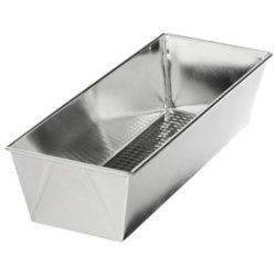 GastroMax Moule à cake, en fer blanc, 1,7 litre, argent
