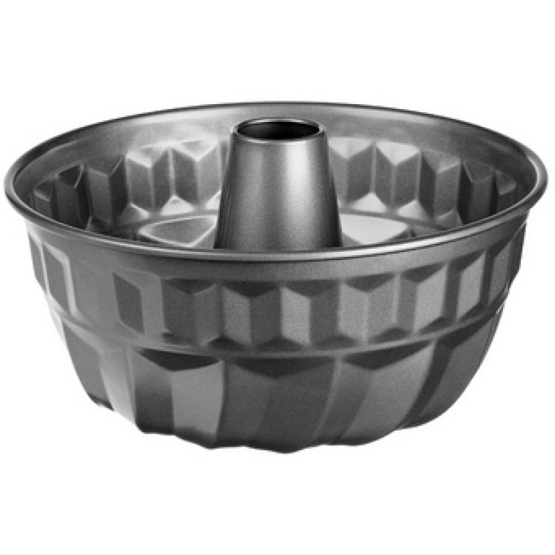 GastroMax Moule à kougelhopf, en acier au carbone, gris