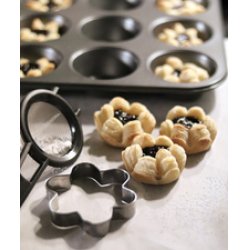 GastroMax Moule à muffins, en acier au carbone, 12 muffins