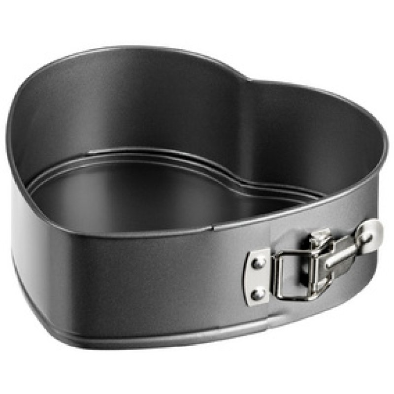 GastroMax Moule à manqué coeur, en acier carbone, gris