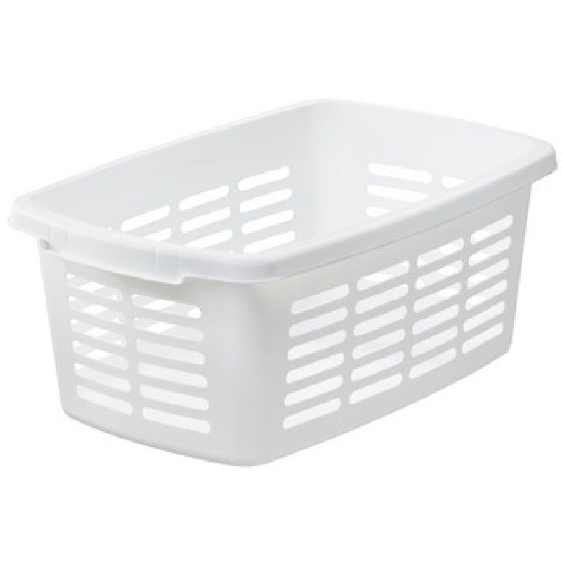 orthex Corbeille à linge, 30 litres, blanc