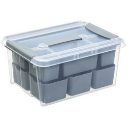 plast team Bac de rangement PROBOX DIY, 14 litres