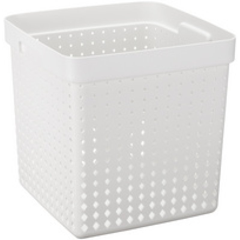 NHG Bac de rangement SEOUL BASKET XL, PP, noir