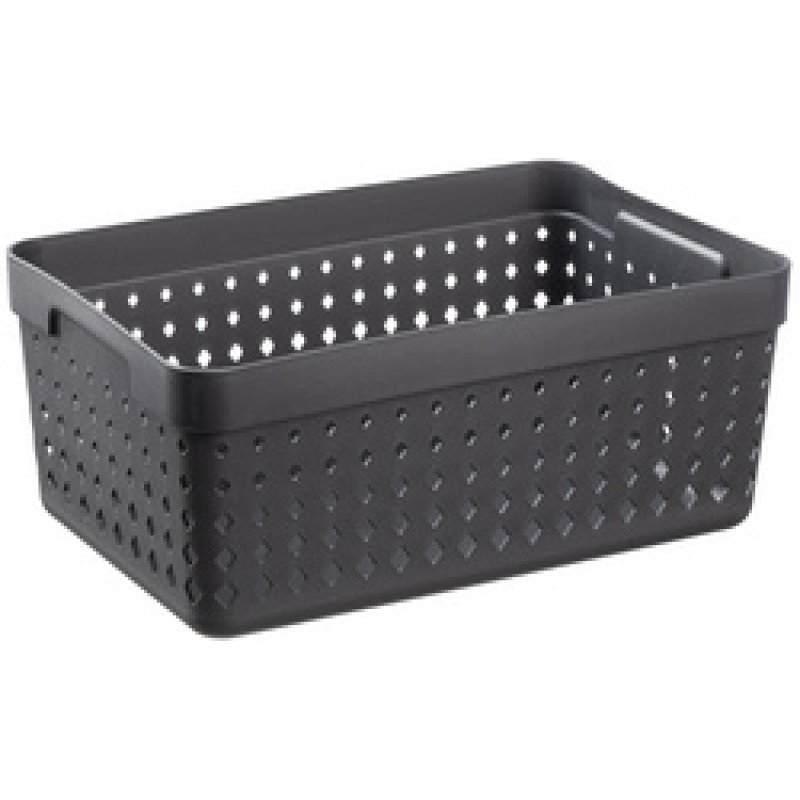 NHG Corbeille de rangement SEOUL ORGANIZER XL, noir