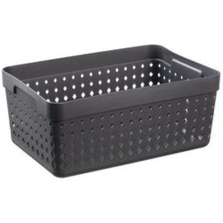 NHG Corbeille de rangement SEOUL ORGANIZER XL, noir