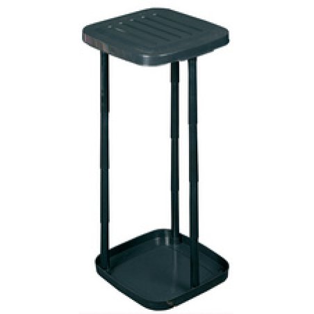 Plast team Support à sac poubelle ECO, avec couvercle, bleu