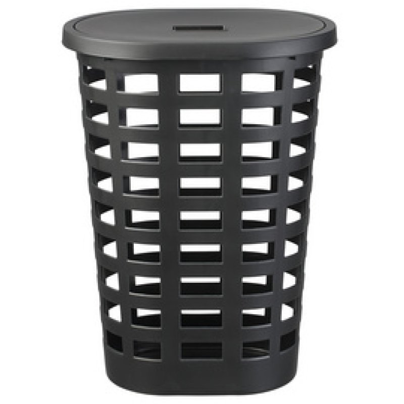 plast team Panier à linge BOSTON, 54 litres, ovale, blanc