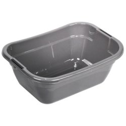 plast team Corbeille à linge LAUNDRY BASKET, 23 L, argent