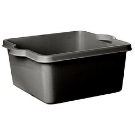 plast team Bassine ATLANTA, rectangulaire, 10 L, noir