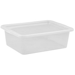 Plast team Boîte de rangement BASIC BOX, dessous de lit, 30L