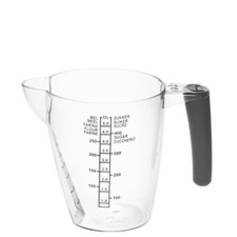 plast team Pichet mesureur, 0,25 litre, transparent