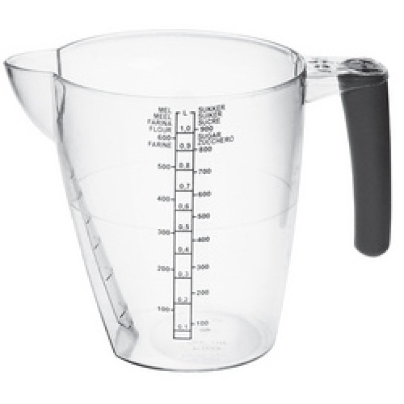 plast team Pichet mesureur, 0,25 litre, transparent