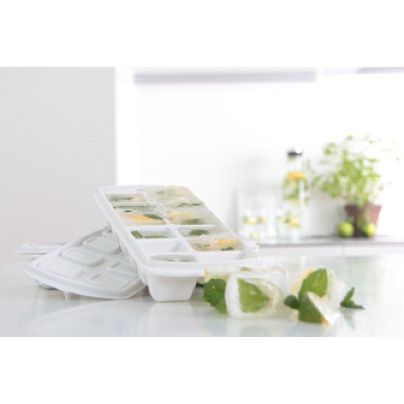 plast team Bac à glaçons, avec couvercle, blanc
