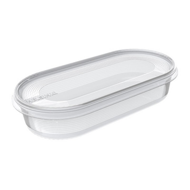 Plast team Boîte de congélation Helsinki, 0,4 litre, ovale