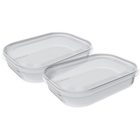 plast team Set de 2 boîtes de congélation Helsinki, 1,4 L