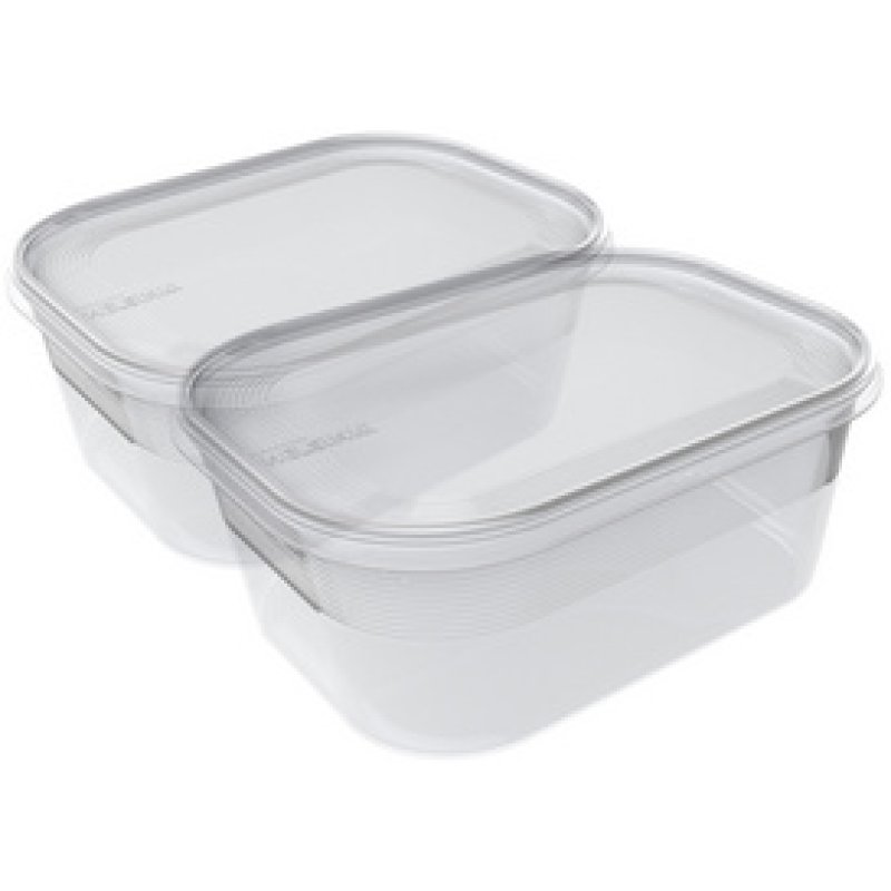 plast team Set de 2 boîtes de congélation Helsinki, 1,4 L