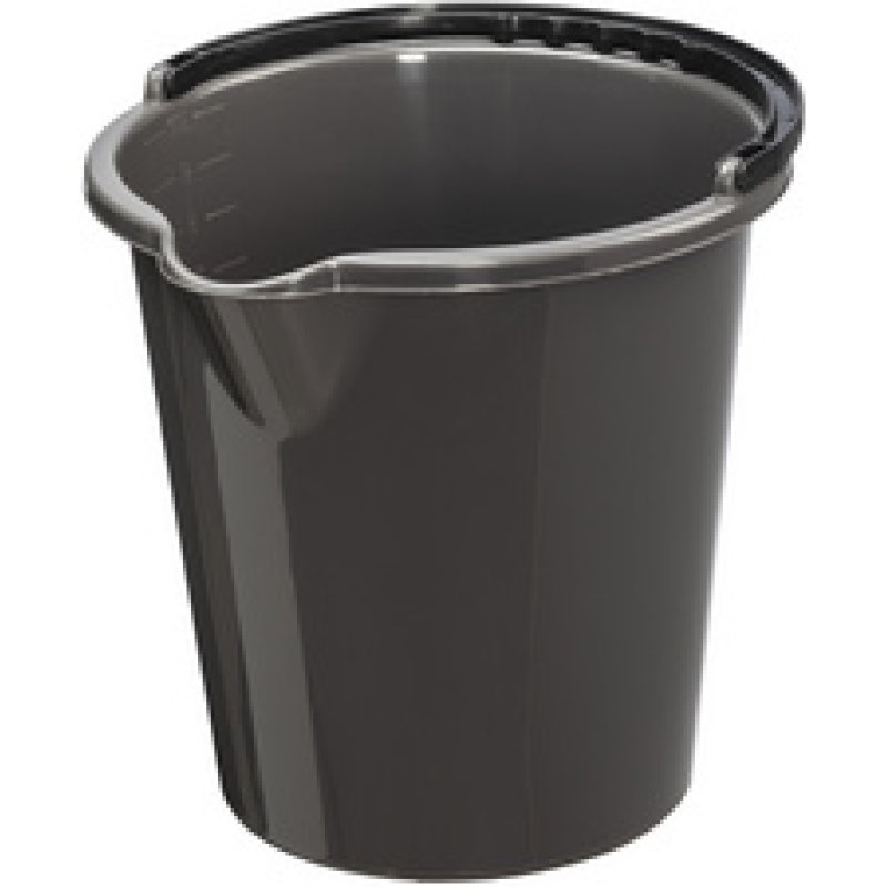 plast team Seau "VANCOUVER", rond, 10 litres, blanc