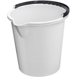 plast team Seau "VANCOUVER", rond, 10 litres, noir