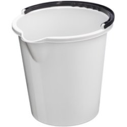 plast team Seau "VANCOUVER", rond, 10 litres, anthracite