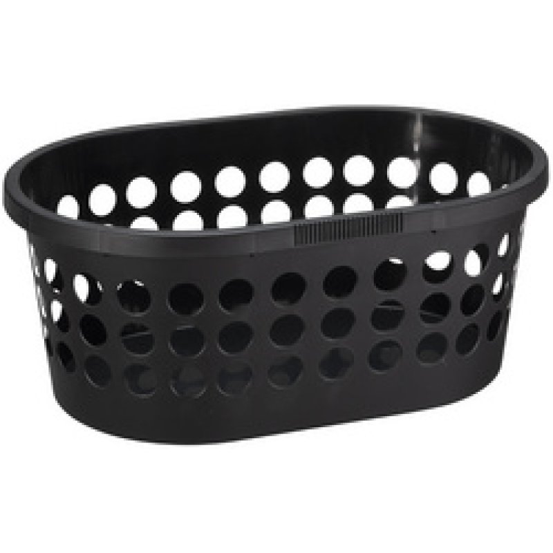 plast team Corbeille à linge SPRINGFIELD, 30 litres, noir