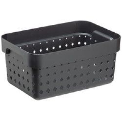 NHG Bac de rangement SEOUL BASKET S, PP, gris