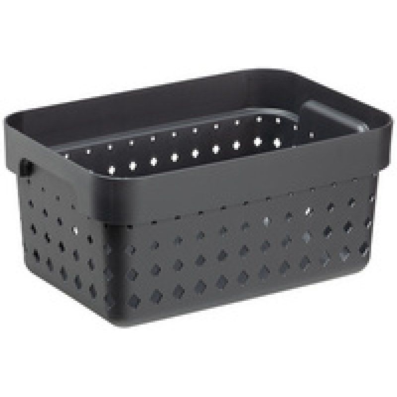 NHG Bac de rangement SEOUL BASKET S, PP, gris
