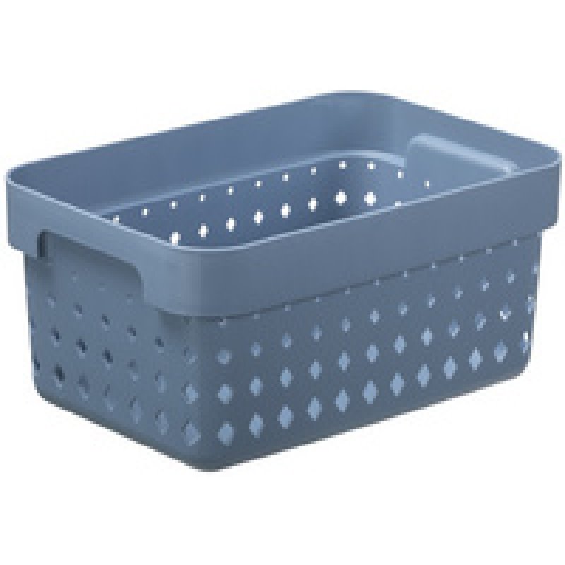 NHG Bac de rangement SEOUL BASKET S, PP, bleu