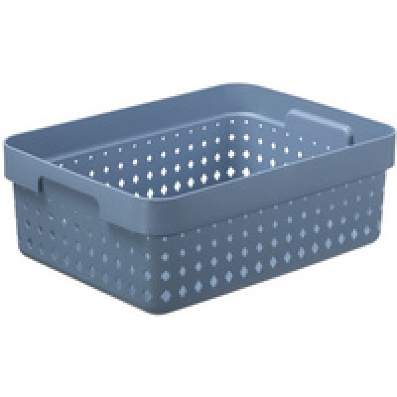 NHG Bac de rangement SEOUL BASKET M, PP, gris