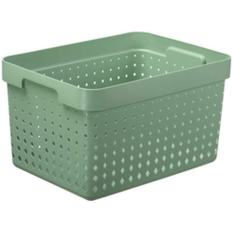 NHG Bac de rangement SEOUL BASKET L, PP, blanc