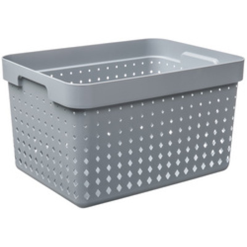 NHG Bac de rangement SEOUL BASKET L, PP, vert