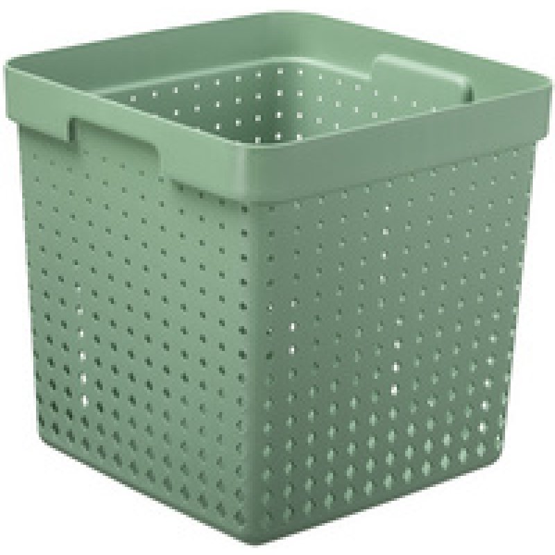 NHG Bac de rangement SEOUL BASKET XL, PP, blanc