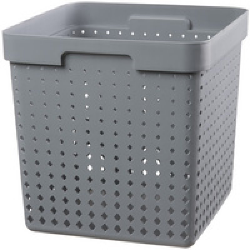 NHG Bac de rangement SEOUL BASKET XL, PP, vert