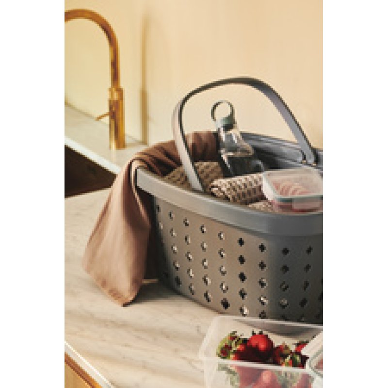NHG Panier à provisions SEOUL BASKET, PP, 16 litres, beige
