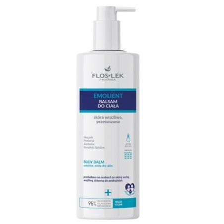 Floslek Emollient Body Balm 400ml - Moisturizing And Soothing Body Balm