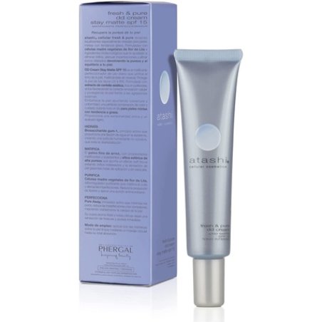 Atashi DD Cream Stay Matte Moisturizing Cream with Color Lilac Blossom 40ml