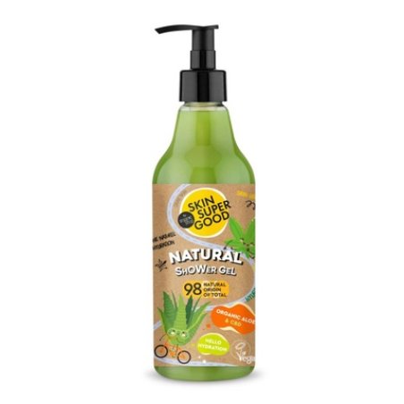 Skin Super Good Natural Organic Aloe Vera Bath Gel With Diffuser 500ml