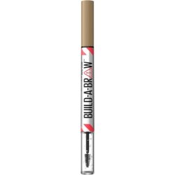 Maybelline New York Build A Brow 2 in 1 Brow Pen and Sealing Gel Real-looking Fuller Brows Waterproof Sweat and