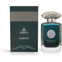 Horizon Extrait De Perfume 100ml by Auraa Desire Bold Woody Musky Fragrance Ambergris Almonds Jasmine Sandalwood Scents