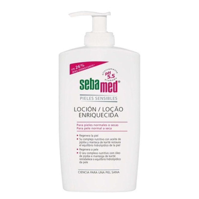 Sebamed Body Lotion 750ml - Oil-in-Water Emulsion Maintains Natural Moisture Balance of Skin - Strengthens and Protects
