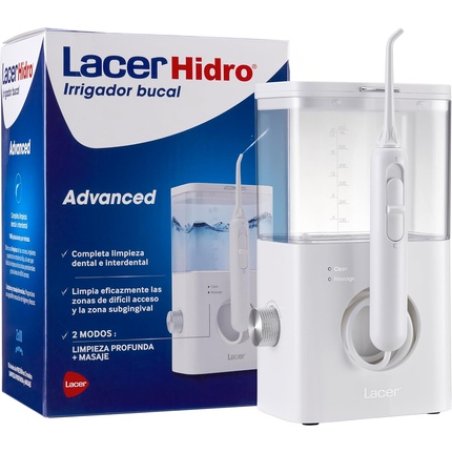 Lacer HIDRO Advanced Hydro Oral Irrigator with Electric Brush and Oral Irrigation 10 Pressure Levels White