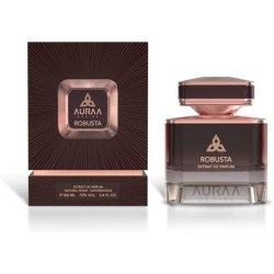 Robusta Extrait De Perfume 100ml by Auraa Desire Woody Powdery Fresh Fragrance for Men - Bergamot Almond Rhubarb Scents