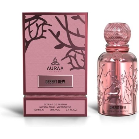 Desert Dew Extrait De Perfume 100ml by Auraa Desire Spicy Leathery Musky Fragrance for Men Patchouli Dry Woods Moss