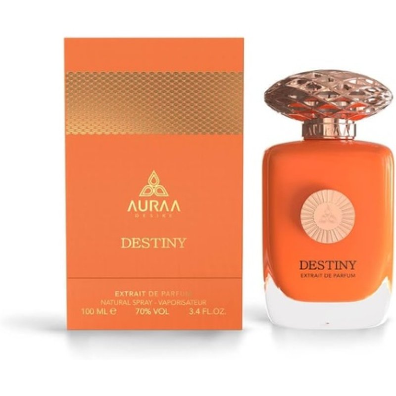 Destiny Extrait De Perfume 100ml by Auraa Desire Floral Sweet Spicy Fragrance Oud Nutmeg Cedarwood Ambergris Scents