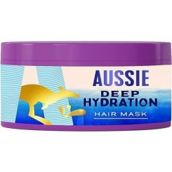 Aussie Deep Hydration Vegan Mask Intensive Moisture for Very Dry, Thick, and Curly Hair with Avocado, Jojoba, and